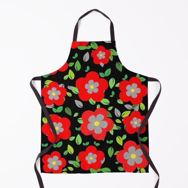 Item preview, Red and grey flowers art designed and sold by Rbnano.