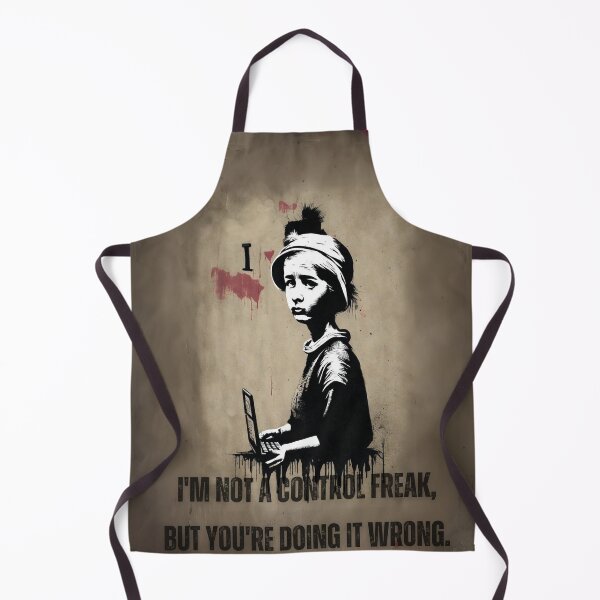 Item preview, Sarcastic, street art style design: I'm not a control freak, but you are doing it wrong. designed and sold by Przemy.