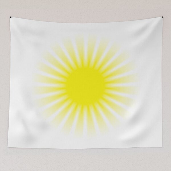 Item preview, Rising bright yellow sun, sunshine and solar glow. The sun is shining. Decorative circle full sun and sunlight.  designed and sold by NataliaVVV.
