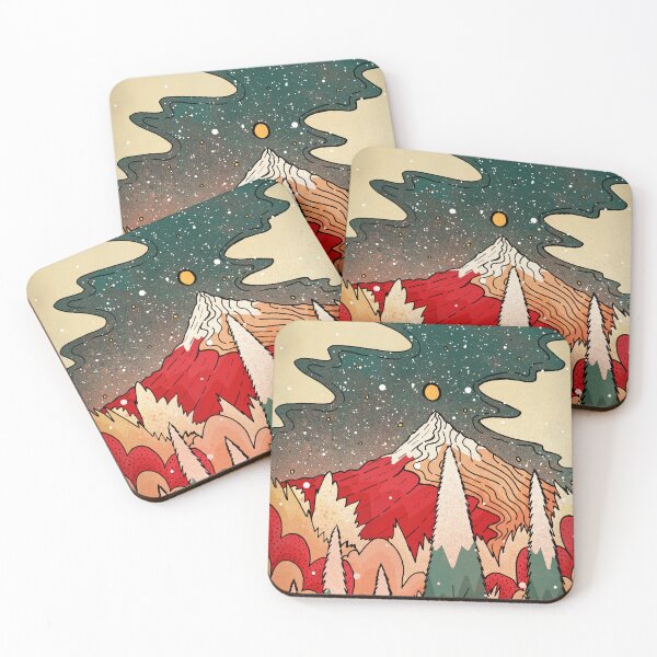 Item preview, A festive snow peak designed and sold by Swadeillustrations.