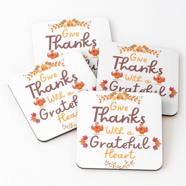 Item preview, Give Thanks with a Grateful Heart Classic T-Shirt, thanksgiving t-shirts  designed and sold by Inkspire House.