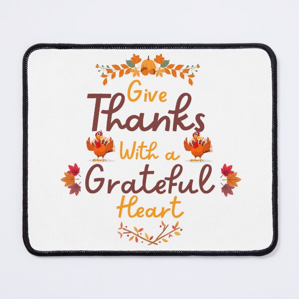Item preview, Give Thanks with a Grateful Heart Classic T-Shirt, thanksgiving t-shirts  designed and sold by Inkspire House.