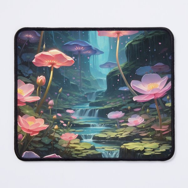 Item preview, Night lotus flower forest designed and sold by V.I.A | ART.