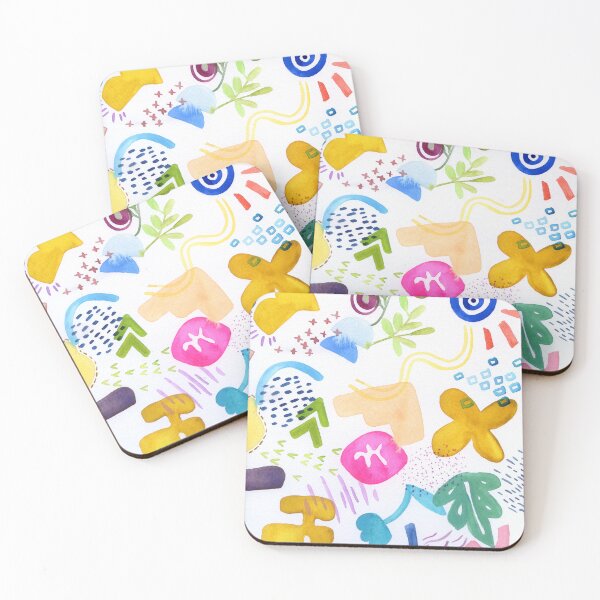 Item preview, playful forms N.o 4 designed and sold by kosarandrea.