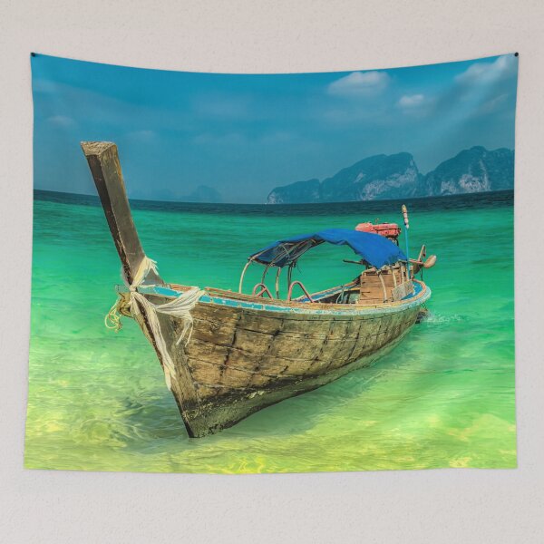 Item preview, Longtail Boats Koh Lanta Thailand designed and sold by AJEvans.