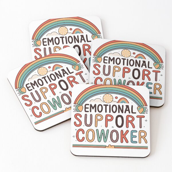 Item preview, Emotional support co-worker designed and sold by OlivedesignsIN.
