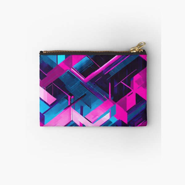 Item preview, Blue Pink Black Synthwave Pattern designed and sold by Blue-Banana.