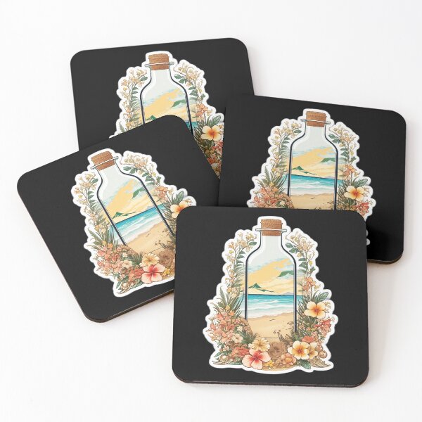Item preview, Beach and Ocean in a Bottle, Daily Dose of Happiness designed and sold by NautiChic.