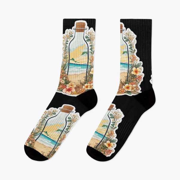 Item preview, Beach and Ocean in a Bottle, Daily Dose of Happiness designed and sold by NautiChic.