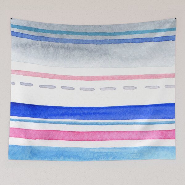 Item preview, blue and pink stripes designed and sold by kosarandrea.