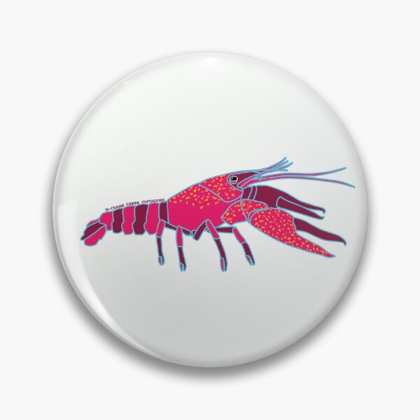 Item preview, Electric Crawdad, Pink and Orange designed and sold by CraneCreek.
