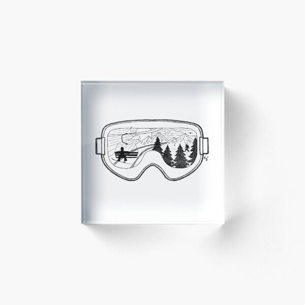Snow Lift , Exit Left Acrylic Block