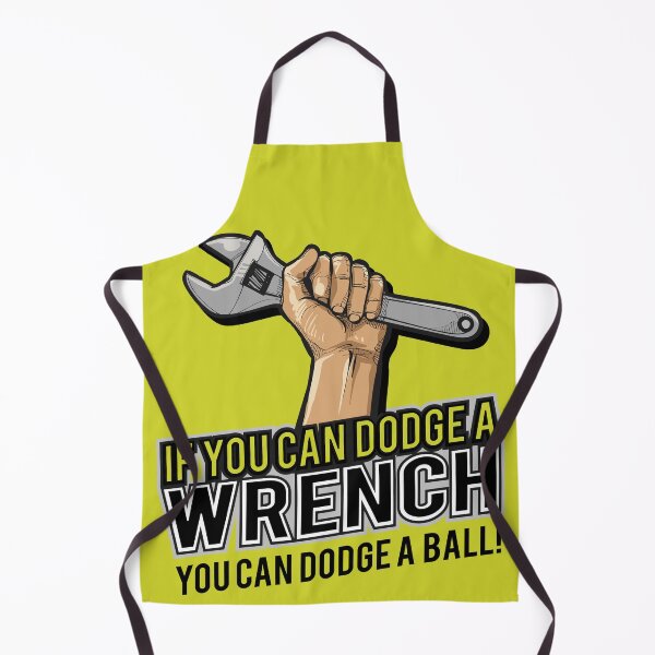 Item preview, If you can dodge a wrench you can dodge a ball funny humor designed and sold by Alema Art.