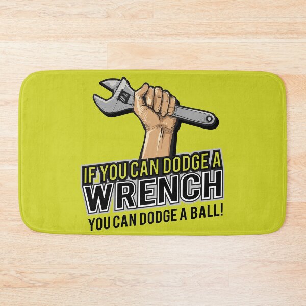 Item preview, If you can dodge a wrench you can dodge a ball funny humor designed and sold by Alema Art.