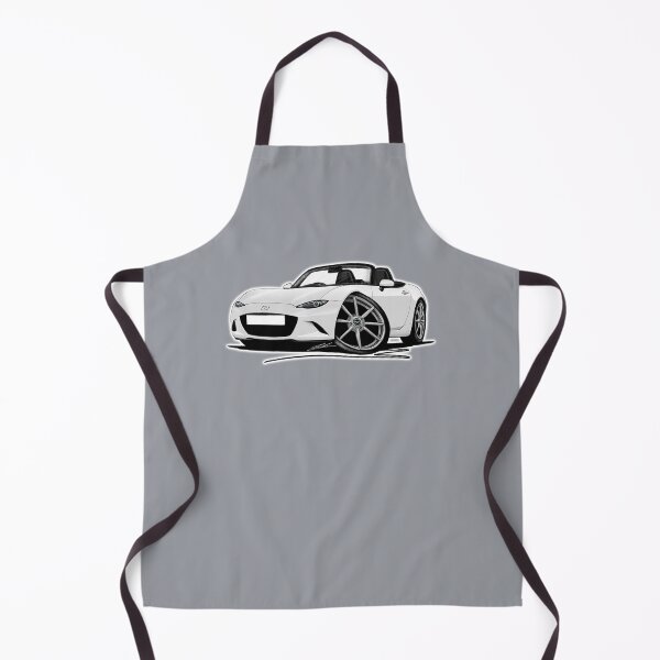 Item preview, Mazda MX5 (Mk4) White designed and sold by Yeomans Cartoons.