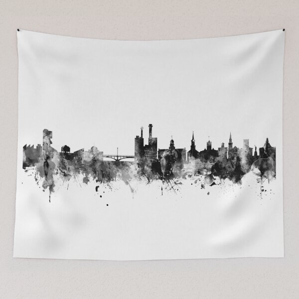 Artikelvorschau, Iowa City Iowa Skyline entworfen und verkauft von ArtPrints.