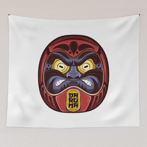 Item preview, The Great Japanese Daruma - Yabisan vector art - designed and sold by Yahia-arts.