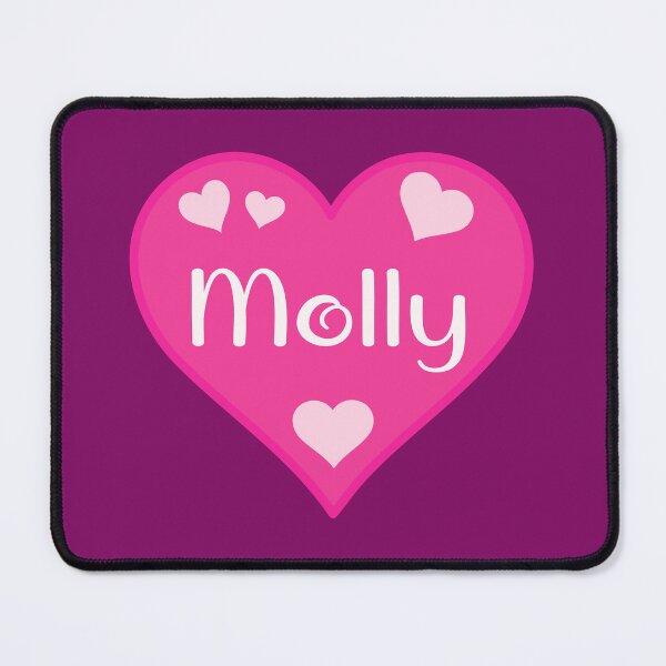 Item preview, Molly Name Pink Heart  designed and sold by Jeallan Designs.