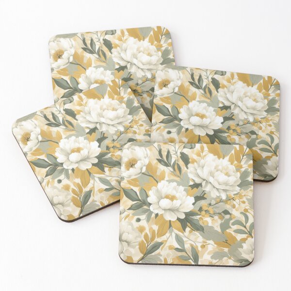 Item preview, Golden Peonies XXI designed and sold by tipitoes.