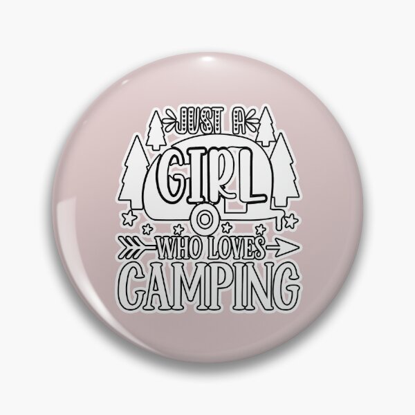 Item preview, Just a Girl Who Loves Camping designed and sold by creativerooney.