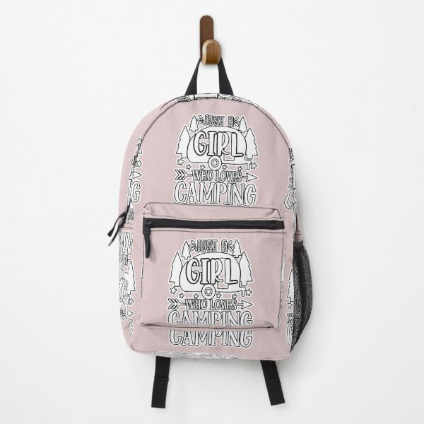 Item preview, Just a Girl Who Loves Camping designed and sold by creativerooney.