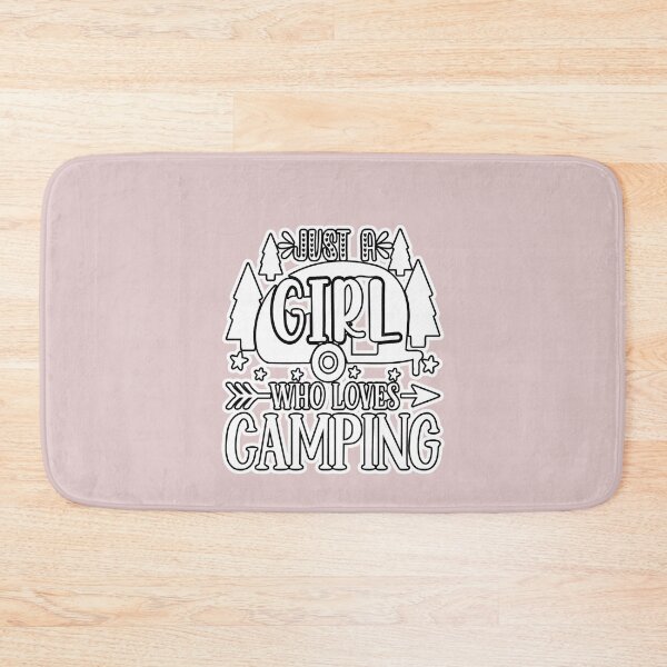Item preview, Just a Girl Who Loves Camping designed and sold by creativerooney.
