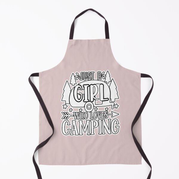 Item preview, Just a Girl Who Loves Camping designed and sold by creativerooney.