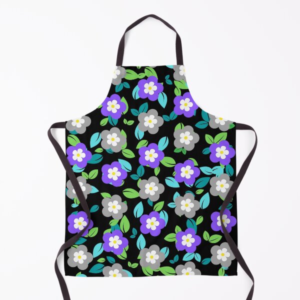 Item preview, Grey and violet flowers art designed and sold by Rbnano.