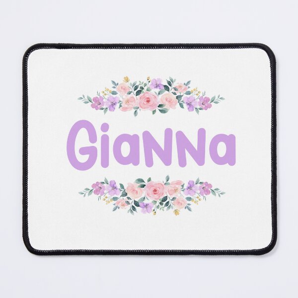 Item preview, Purple Flower Gianna Name Label designed and sold by NormadWorld.
