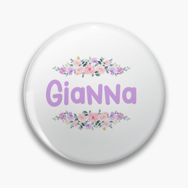 Item preview, Purple Flower Gianna Name Label designed and sold by NormadWorld.