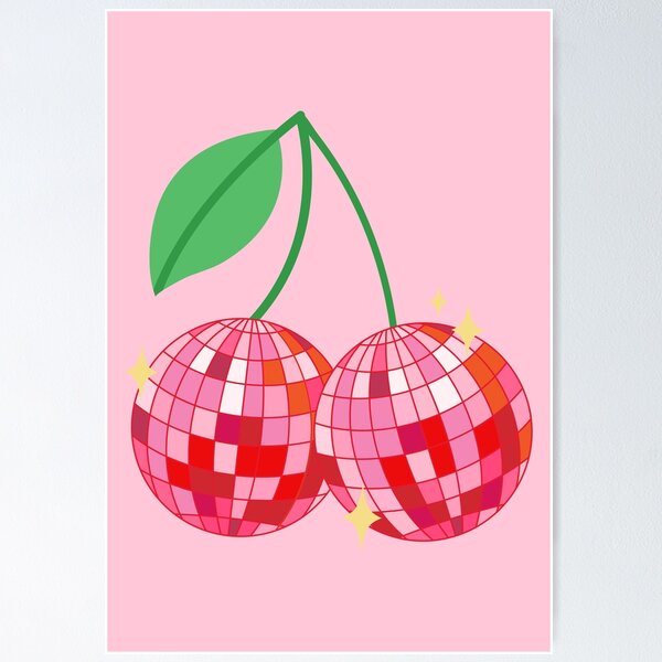 Item preview, Cherry disco balls. designed and sold by CoCoArt-Ua.
