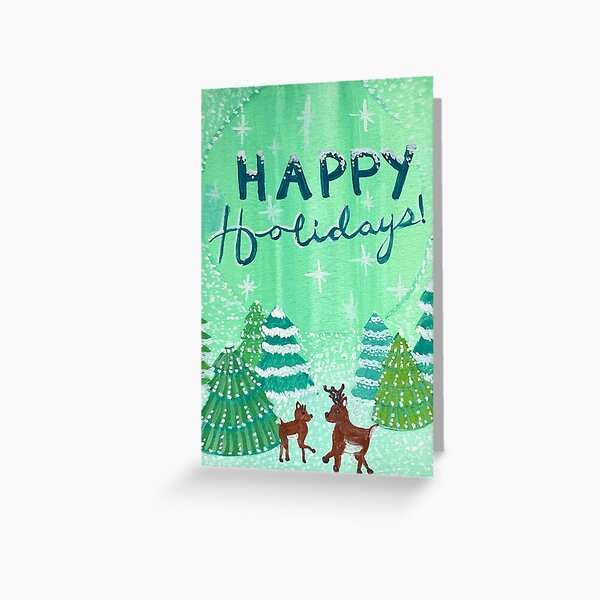 Aperçu de l'œuvre Joyeuses fêtes (Cerf) 2023 créée et vendue par KatarinaEva.