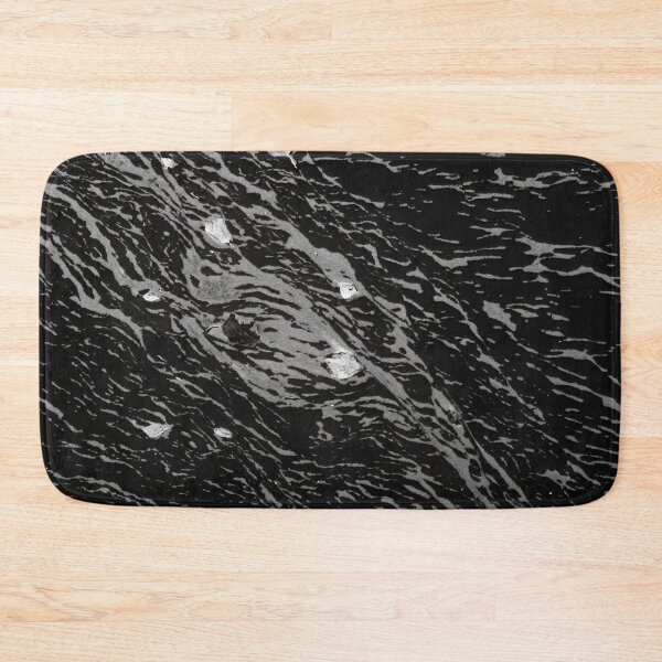 Item preview, Bubbling lines. Ice abstracts 2023 bw designed and sold by Jouko Lehto Photography.