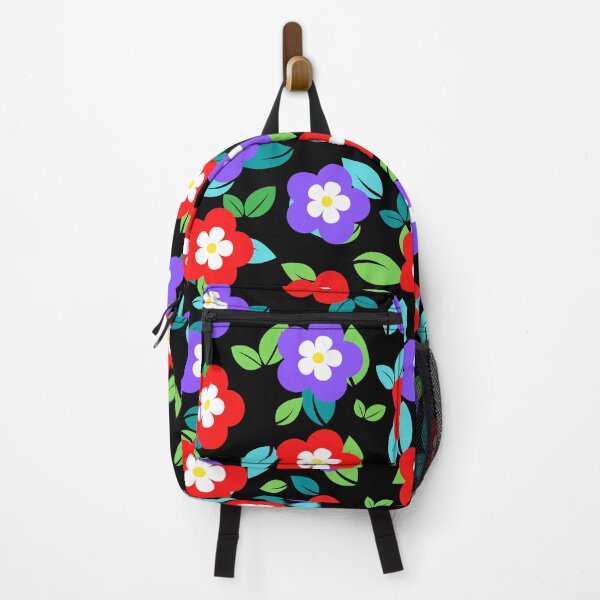 Item preview, Red and violet flowers art designed and sold by Rbnano.
