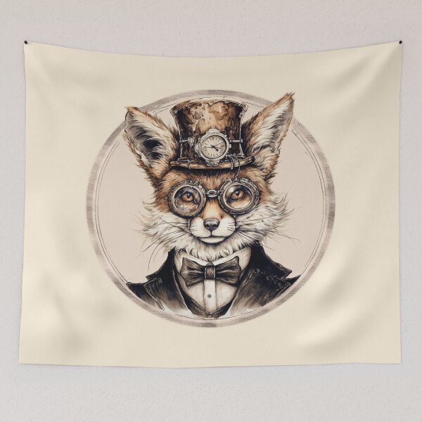 Artikelvorschau, Steampunk Fuchs entworfen und verkauft von Fran Fryberg.