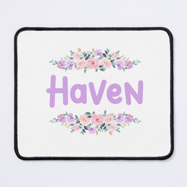 Item preview, Purple Flower Haven Name Label designed and sold by NormadWorld.
