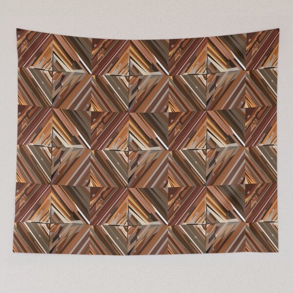 Item preview, Modern Geometric Diamond Wood Background Pattern designed and sold by Nisha Prabhu.