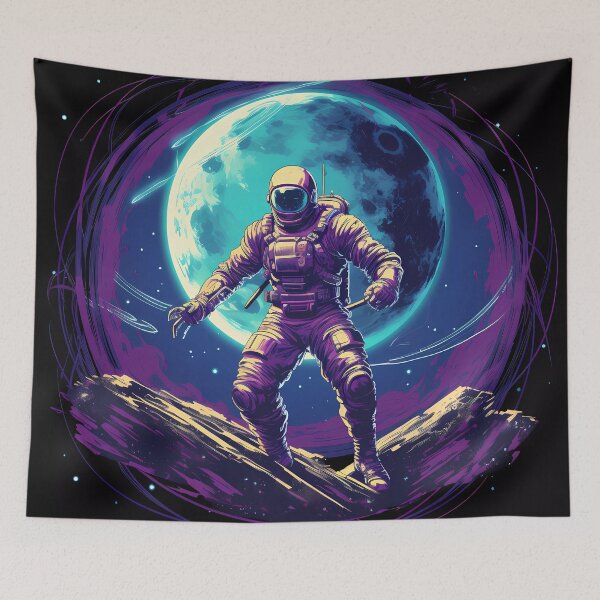 Item preview, “Cyberwave Cosmos: A Graphic Odyssey” designed and sold by Art-Vortex-fr.