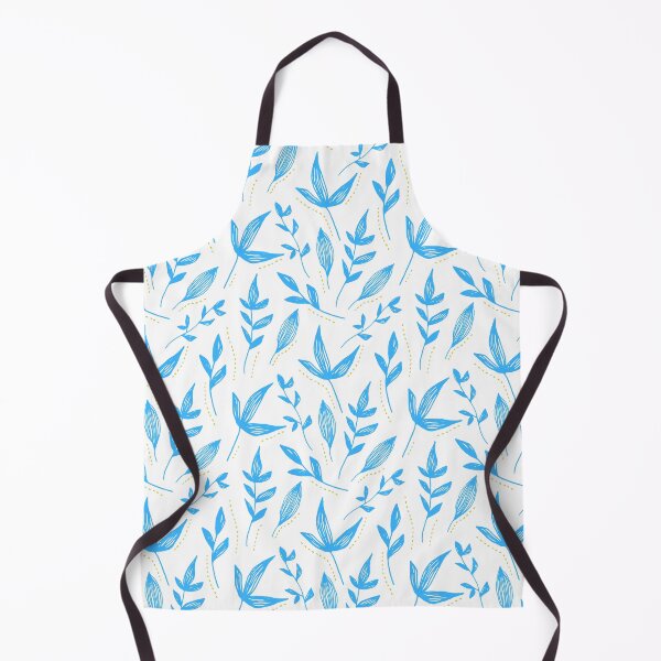 Item preview, Minimalist nature | Blue leaves Pattern designed and sold by CircinusStore.