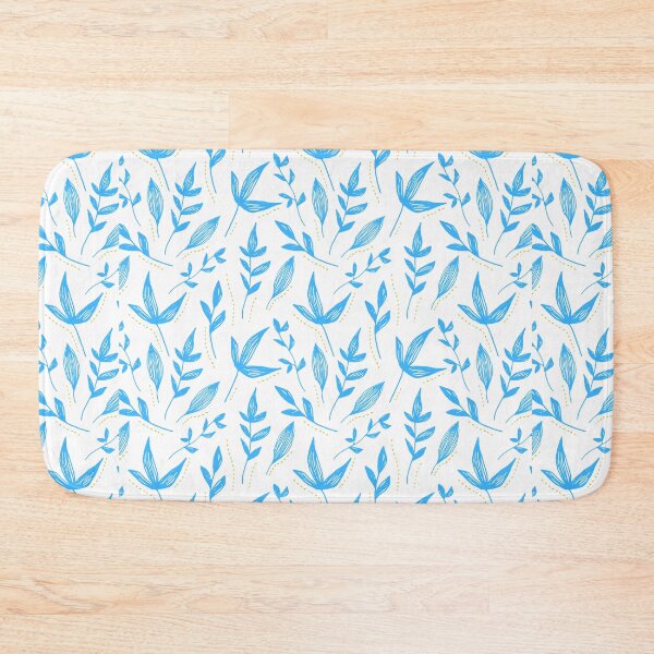 Item preview, Minimalist nature | Blue leaves Pattern  designed and sold by CircinusStore.