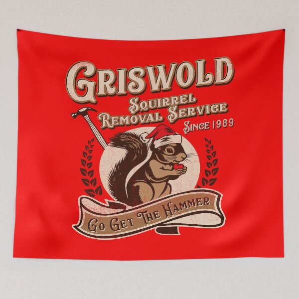 Item preview, Griswold Squirrel Removal Service designed and sold by Alema Art.