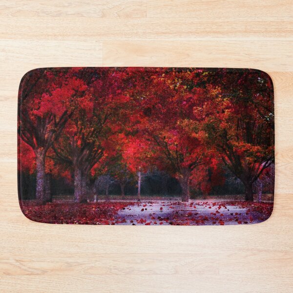 Item preview, Beautiful path in the autumn forest designed and sold by Nunaprettyshop.