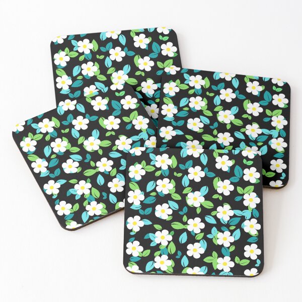 Item preview, White flowers art designed and sold by Rbnano.