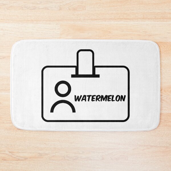 Item preview, Name ID Watermelon Name Label designed and sold by NormadWorld.
