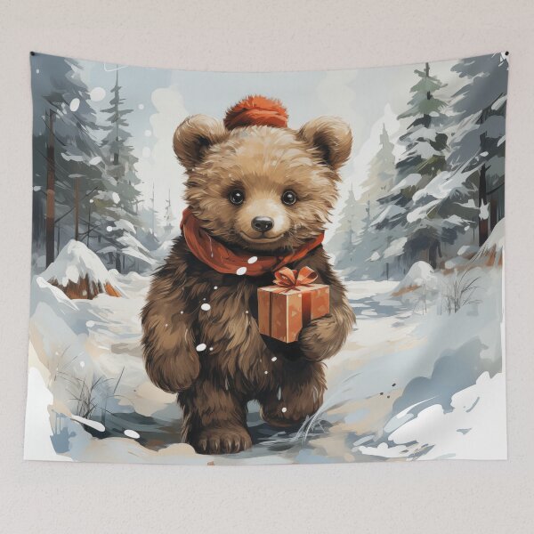 Item preview, Herb the Christmas Bear bringing the gift of Faith to You!  designed and sold by OurDailyCross.