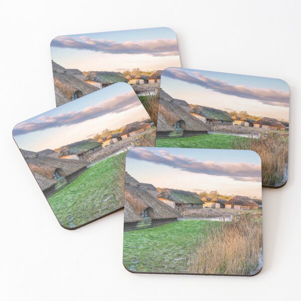 Item preview, Thatched Boat House at Sunrise designed and sold by Jim Key.