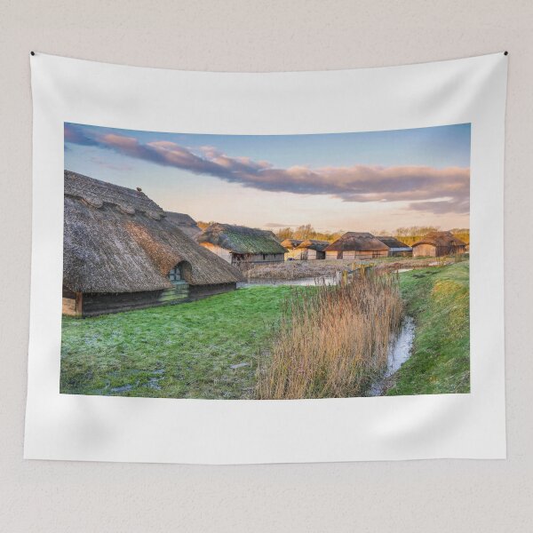 Item preview, Thatched Boat House at Sunrise designed and sold by Jim Key.