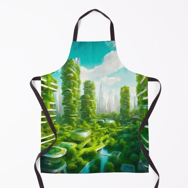 Item preview, Future Green Metropolis designed and sold by Tom-Johnson.