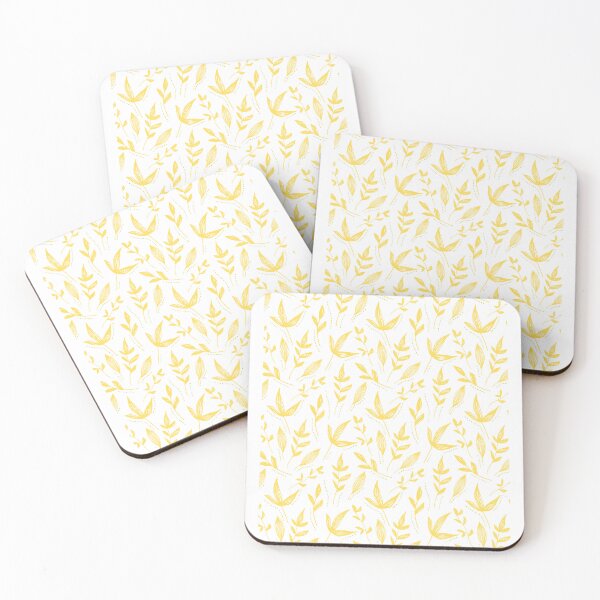 Item preview, Minimalist nature | Yellow leaves Pattern  designed and sold by CircinusStore.