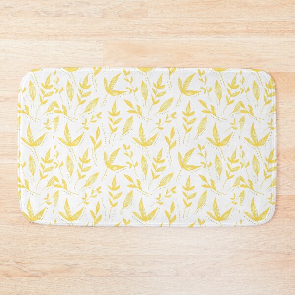 Item preview, Minimalist nature | Yellow leaves Pattern  designed and sold by CircinusStore.